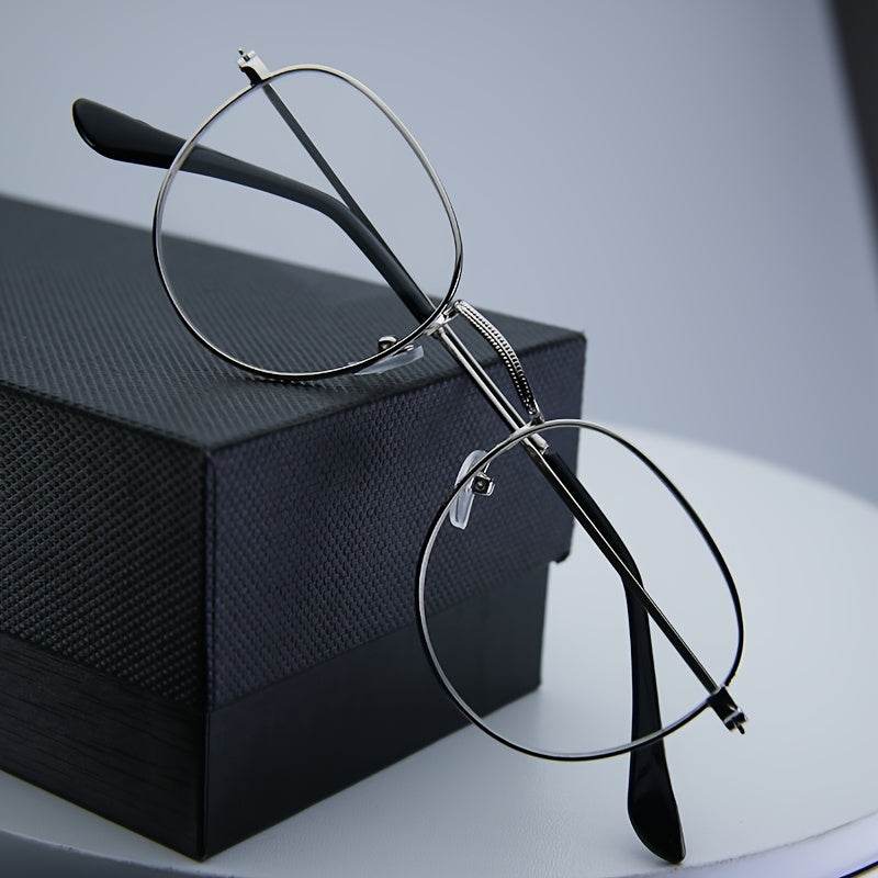 Unisex Round Frame Fashion Glasses - Sunglass Lover