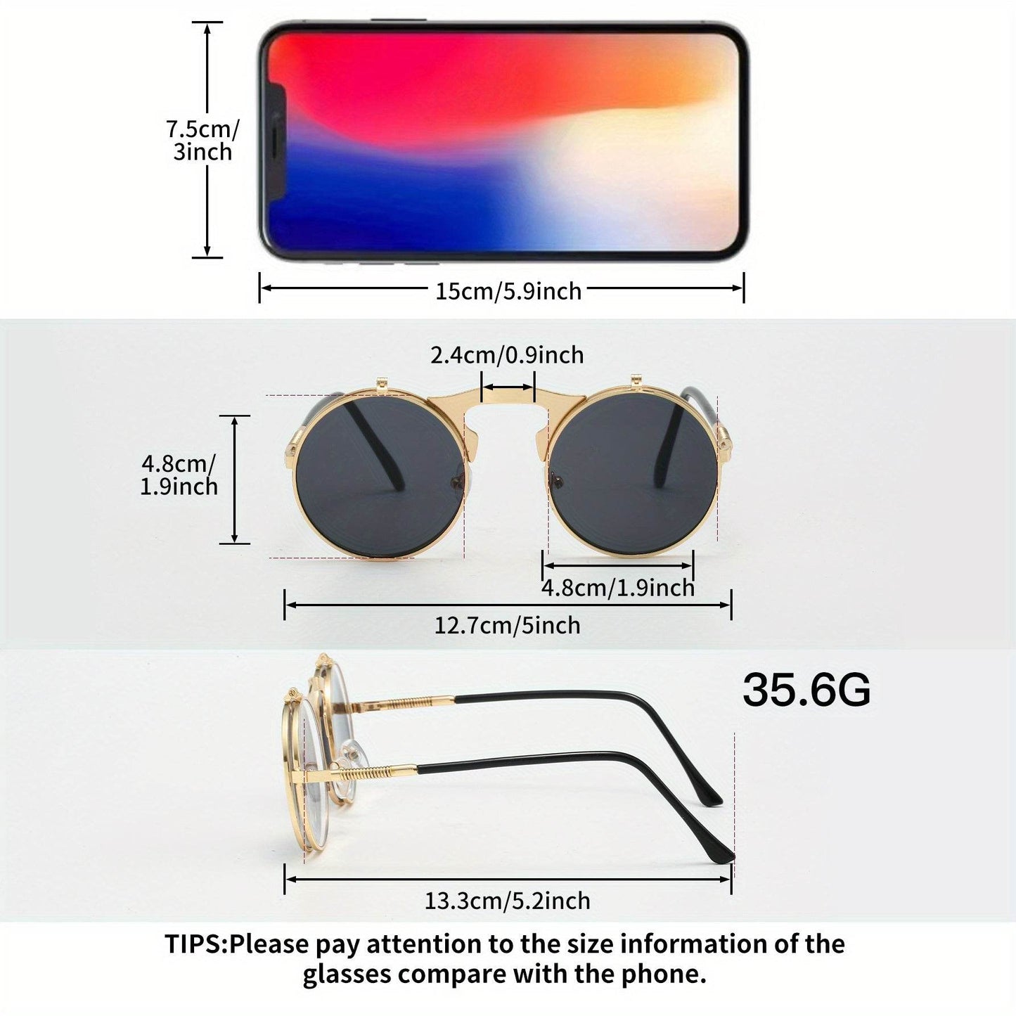 Vintage Flip-Top Glasses with Elastic Temples for Flexible Comfort - SunglassesMart