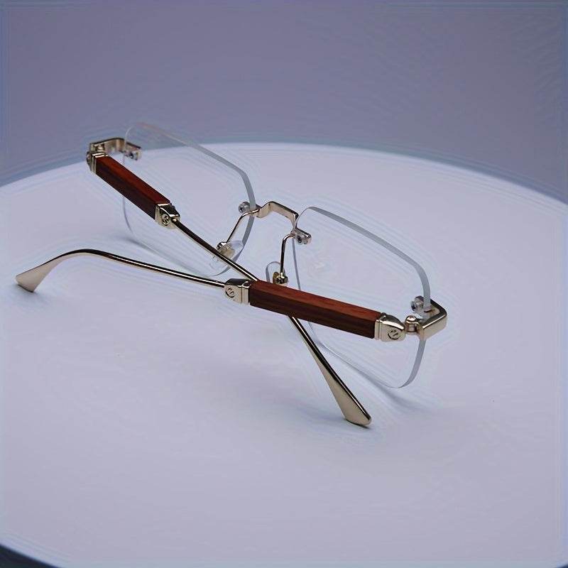 Boho-Chic Rimless Square Fashion Glasses - Sunglass Lover