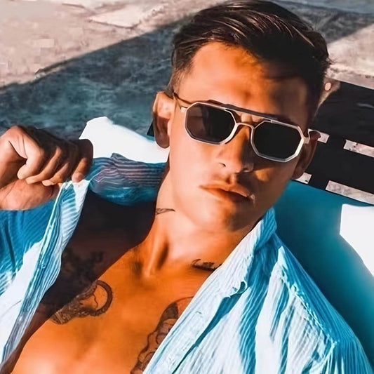 Retro Punk Style with Full-Frame Sunglasses - SunglassesMart