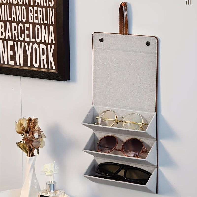 6-Slot Hanging Travel Case & Display Storage Organizer