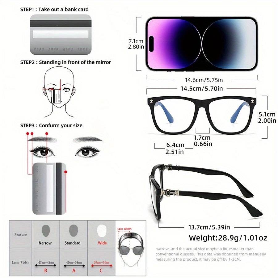 Vintage Square Blue Light Protection Eyewear - Sunglass Lover