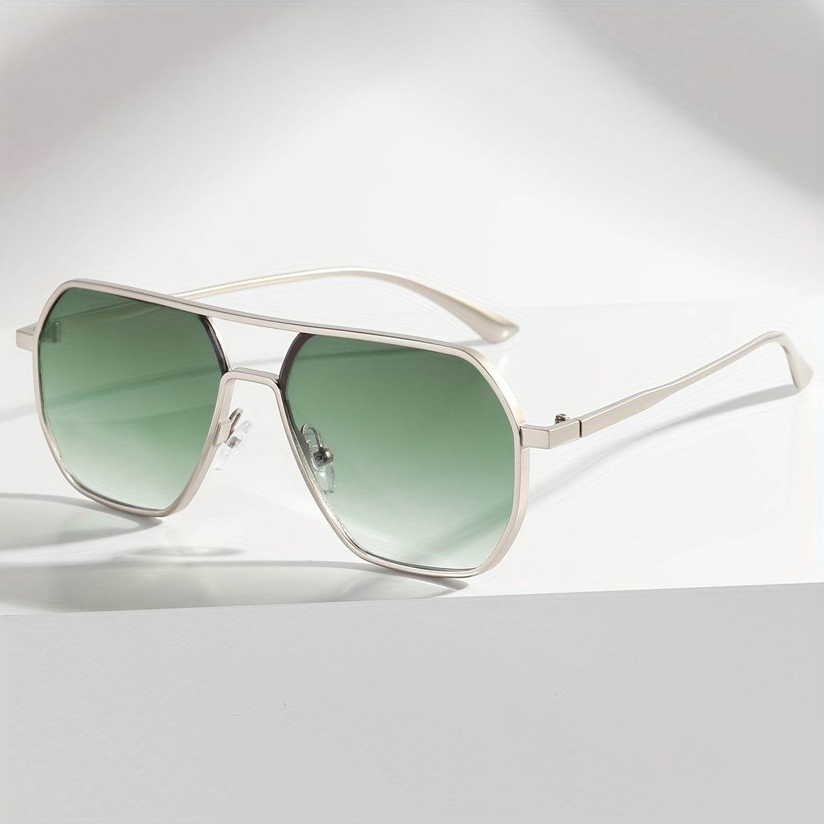 Metro Edge Geometric Flat-Top Glasses - Sunglass Lover