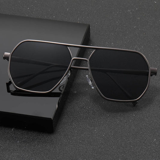 Metro Edge Geometric Flat-Top Glasses - Sunglass Lover