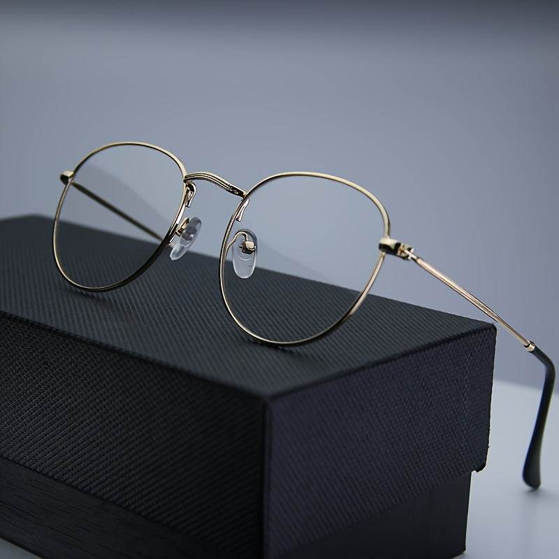 Unisex Round Frame Fashion Glasses - Sunglass Lover