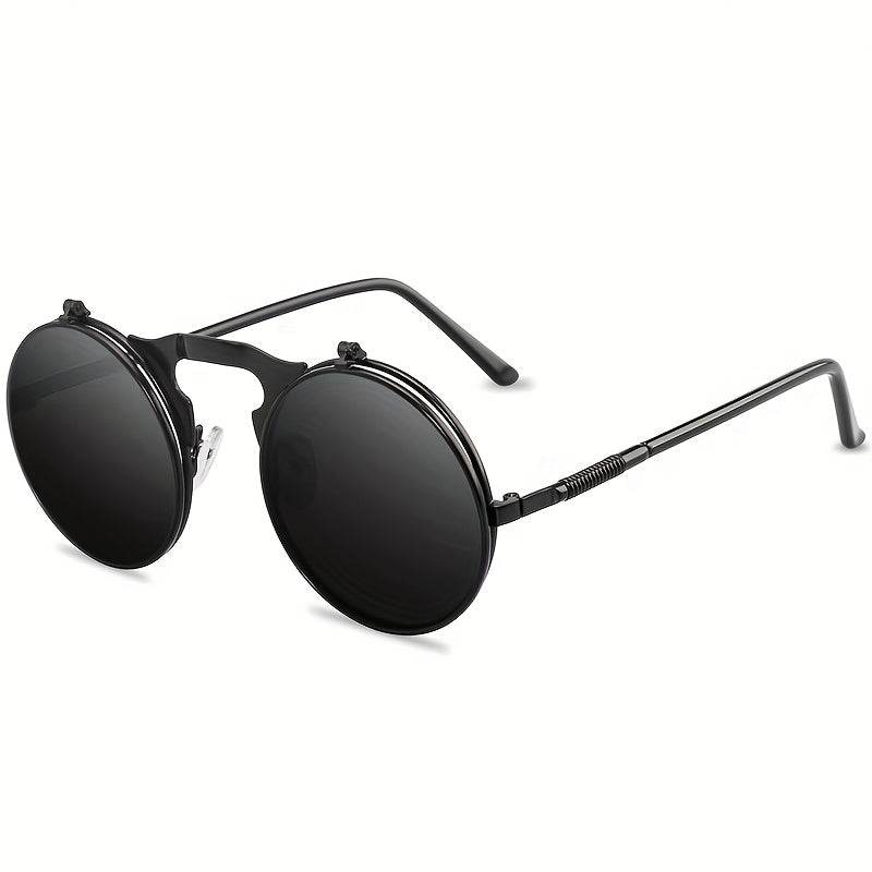 Vintage Flip-Top Glasses with Elastic Temples for Flexible Comfort - SunglassesMart