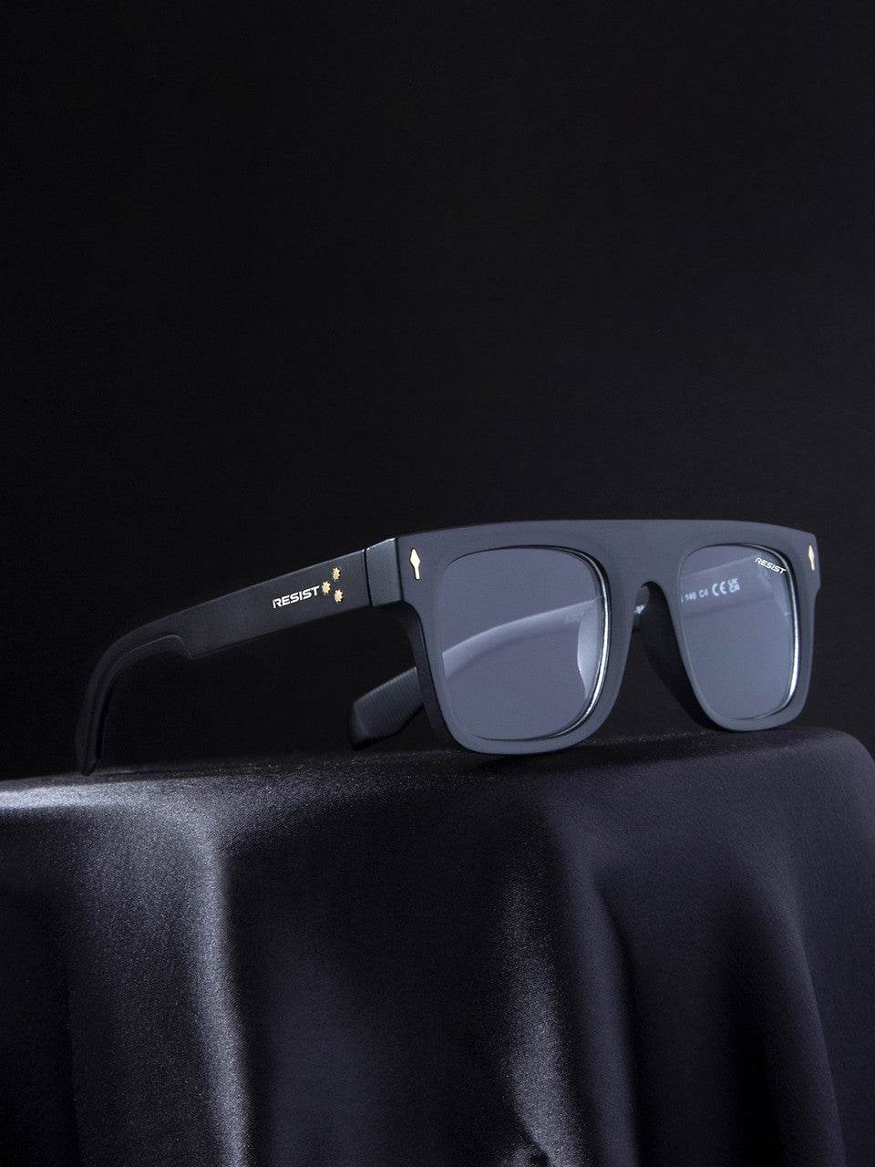 Ambrose Black Clear Retro Square Eyeglasses – UV Protection - Sunglass Lover