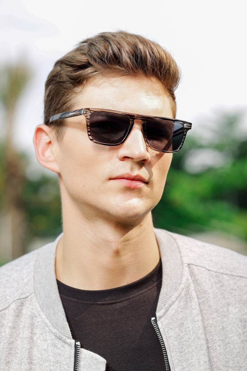 Classic Square Retro Square Sunglasses (55 mm) - Sunglass Lover