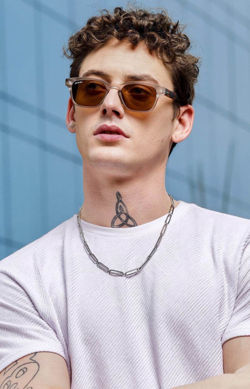 Wayfarer/Rectangular Brown Sunglasses (52 mm) - Sunglass Lover