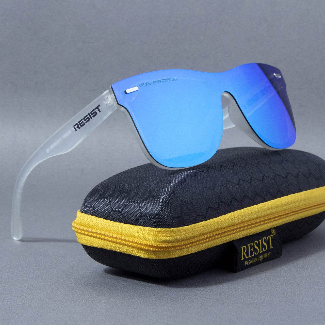 Classic Wayfarer Blue Ice Polarized Sunglasses - Sunglass Lover