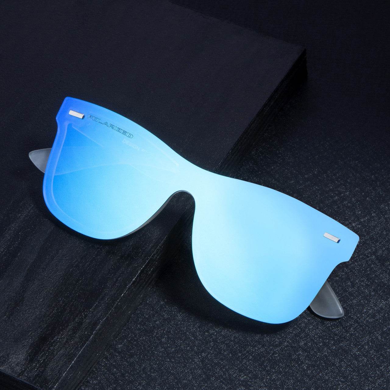 Classic Wayfarer Blue Ice Polarized Sunglasses - Sunglass Lover