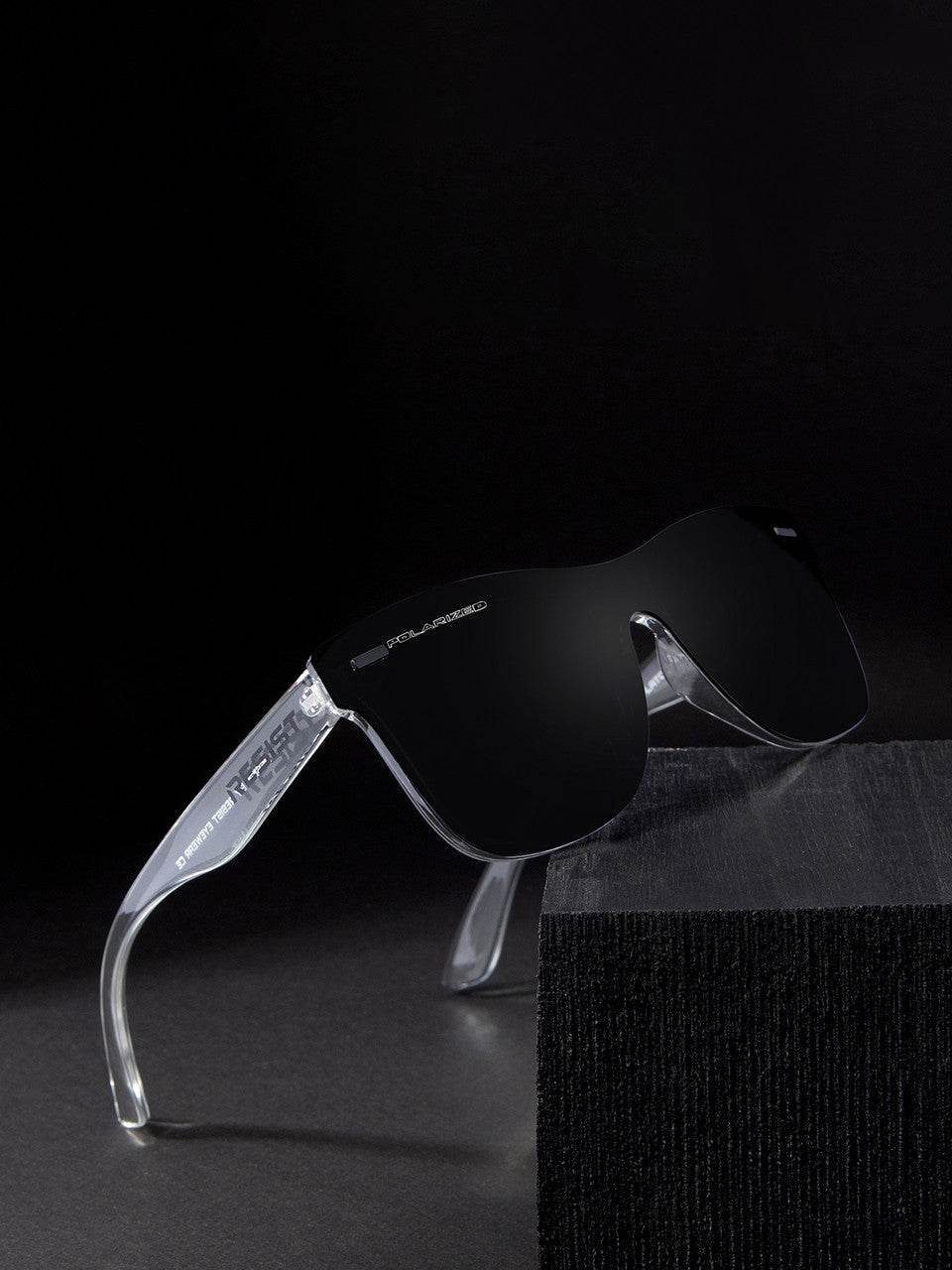 Classic Wayfarer Black Ice Polarized Sunglasses - Sunglass Lover