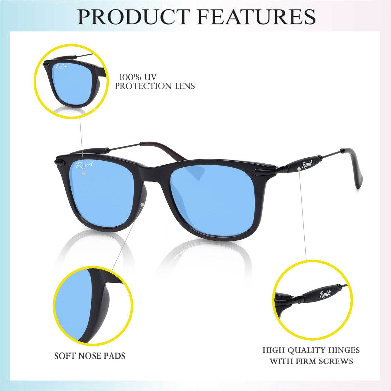 Classic Red and Blue Wayfarer Sunglasses - Sunglass Lover