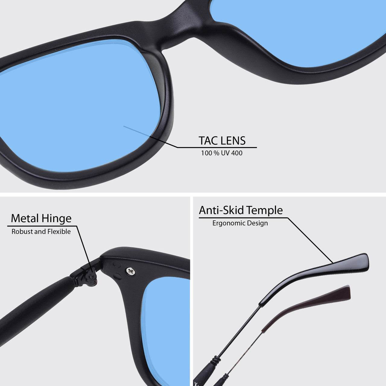 Classic Red and Blue Wayfarer Sunglasses - Sunglass Lover