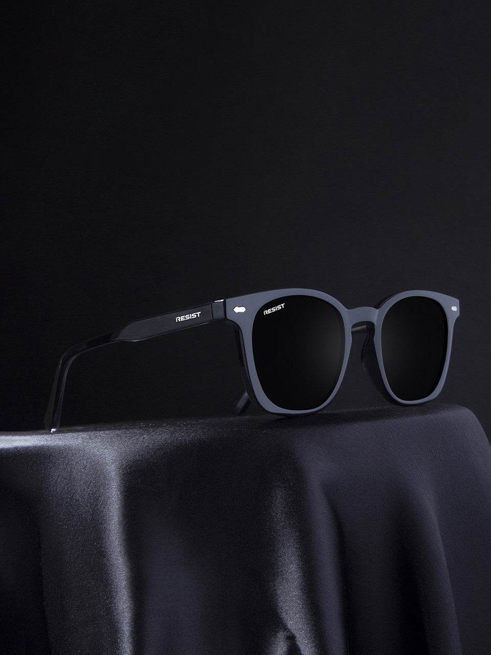 Classic Black Square Wayfarer Sunglasses (47 mm) - Sunglass Lover