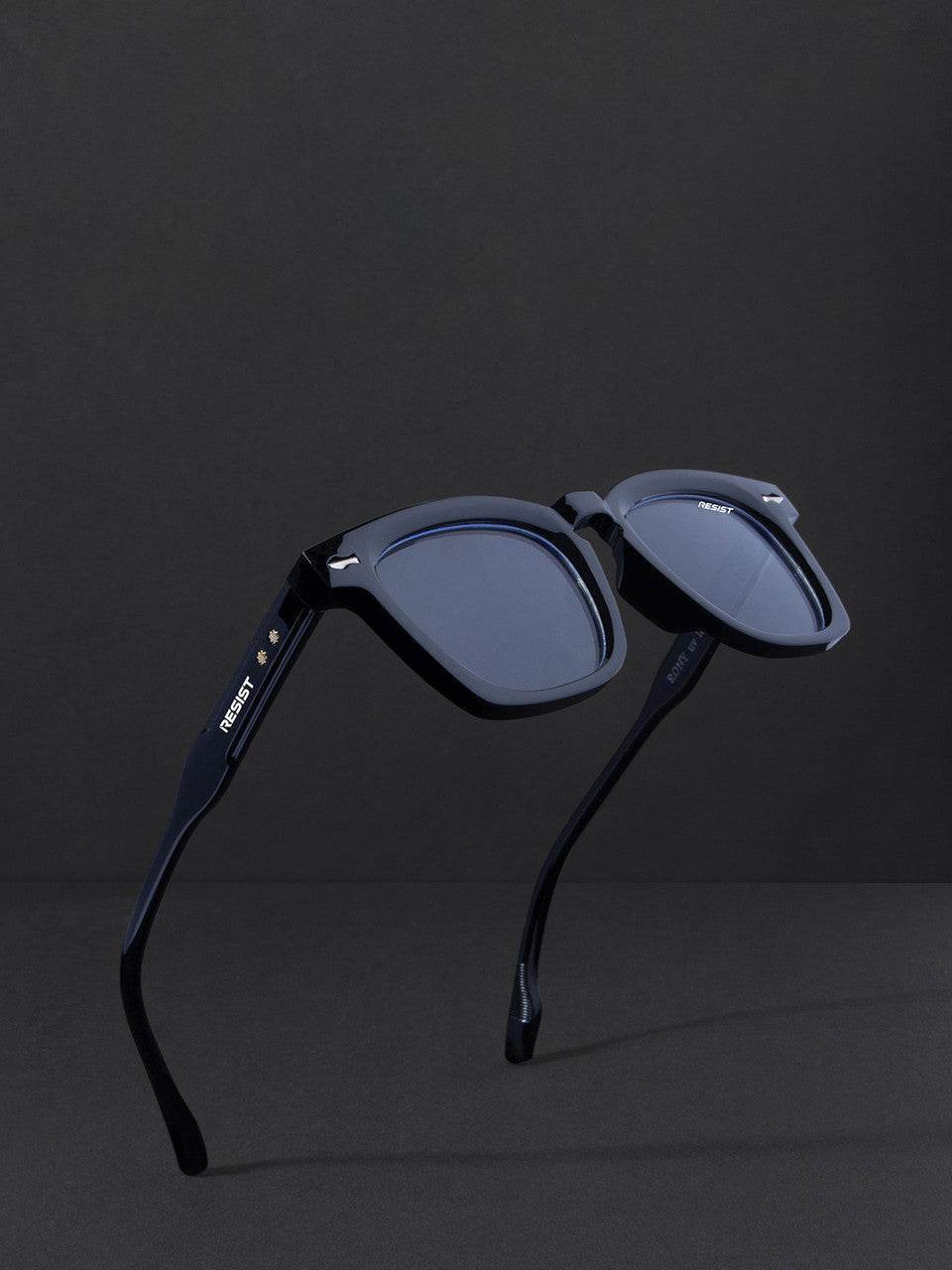 Knight Black Clear Wayfarer Eyeglasses - Sunglass Lover