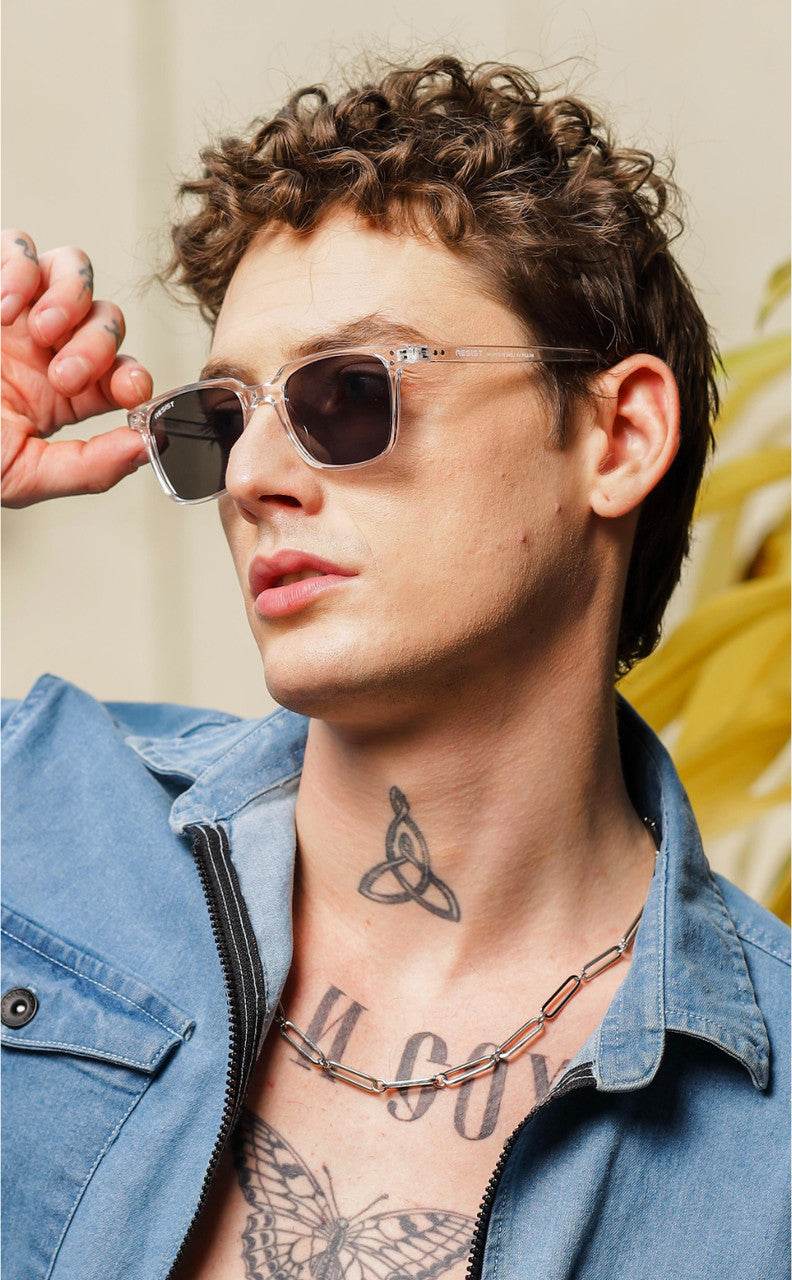 Classic Wayfarer Black Clear Sunglasses (53 mm) - Sunglass Lover