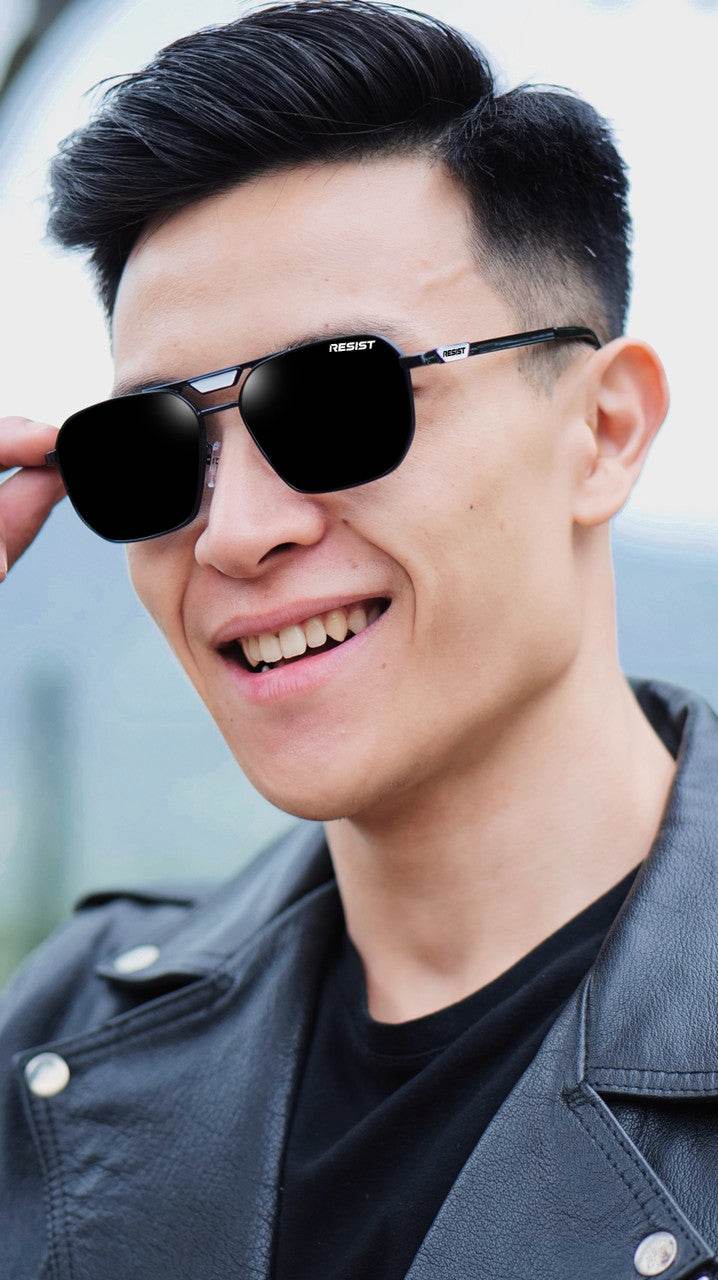 Noah Retro Square Sunglasses – Metal Frame - Sunglass Lover