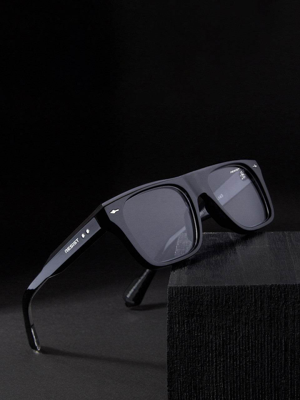 Shawn Black Clear Wayfarer eyeglasses – UV Protection - Sunglass Lover