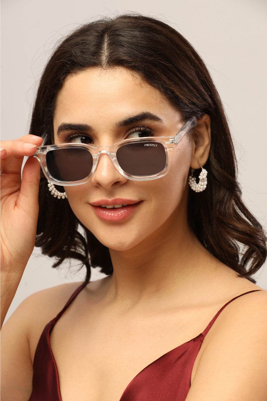 Classic Clear Black Wayfarer Sunglasses (55 mm) - Sunglass Lover