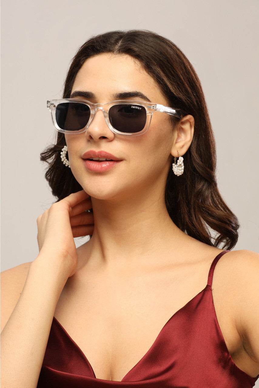 Classic Clear Black Wayfarer Sunglasses (55 mm) - Sunglass Lover