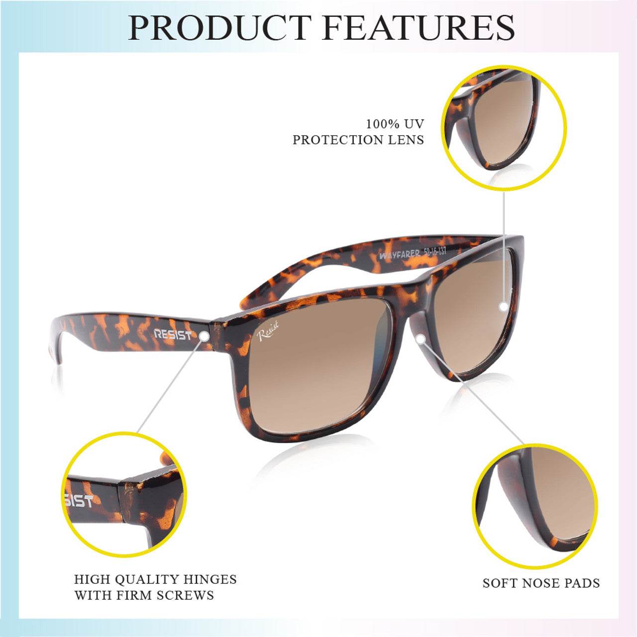 Superb TF Brown Wayfarer Sunglasses – UV Protected - Sunglass Lover
