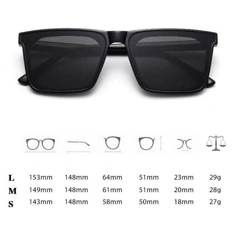 Sunglass Lover Rectangle Flat Top Sunglasses - UV Protection - Sunglass Lover