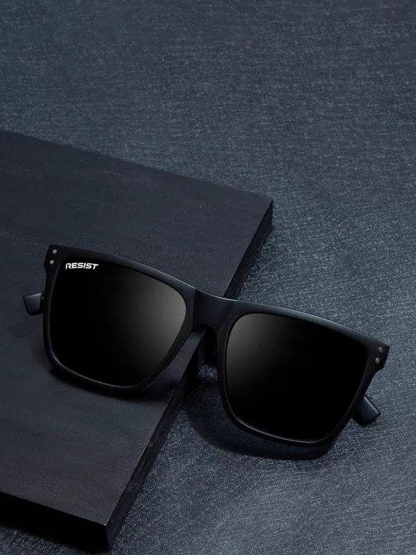 Sunglass Lover square sunglasses matte black frame black wayfarer sunglasses for men casual everyday wear