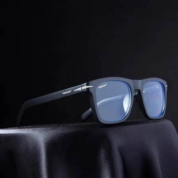 Sunglass Lover Antiblue eyeglasses black frame with blue tinted lenses blue light blocking eyeglasses