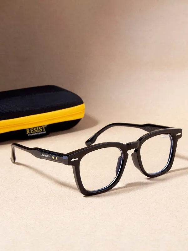 Sunglass Lover Antiblue eyeglasses with black square frames and protective case blue light blocking glasses for eye strain