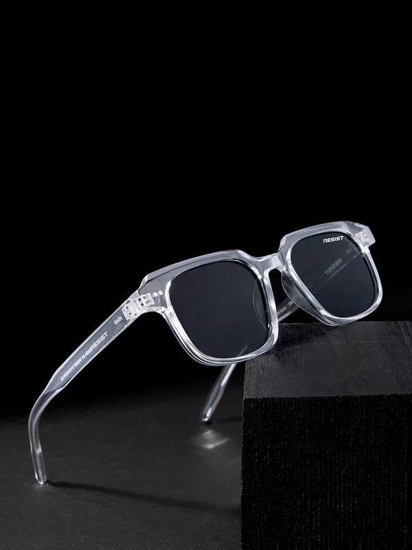 Sunglass Lover clear square sunglasses with transparent frames and dark lenses clear black glasses for men
