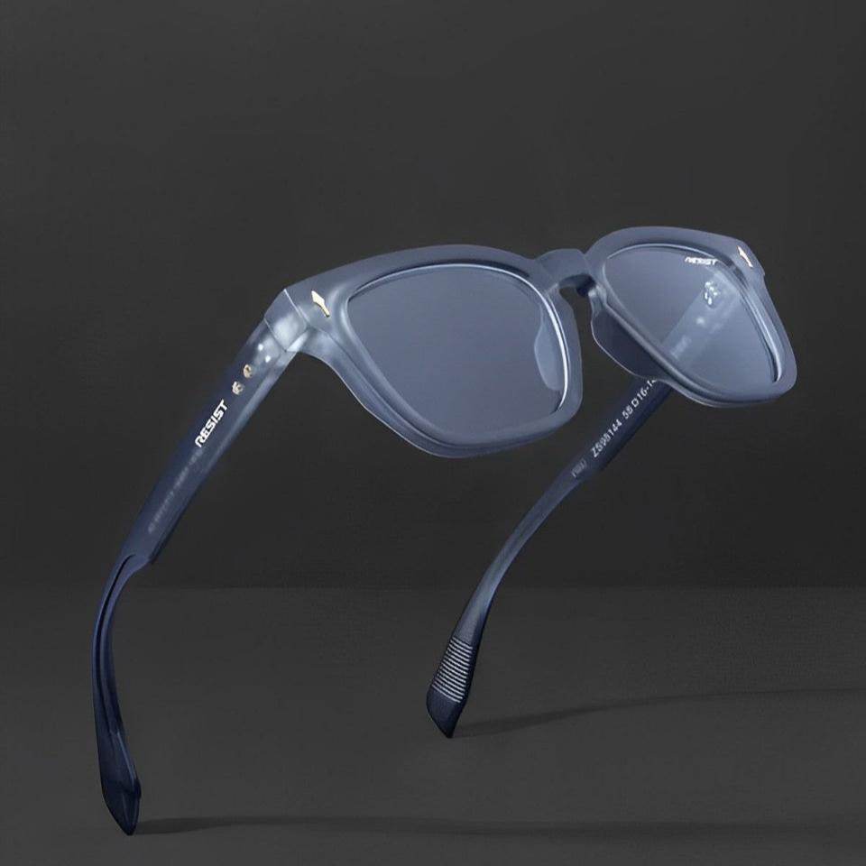 Sabestian Grey Wayfarer Eyeglass antiblue glasses by Sunglass Lover translucent grey wayfarer with slim temples