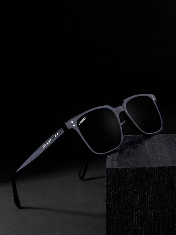 Sunglass Lover small black rectangle sunglasses with matte black frame and dark UV lenses for everyday wear