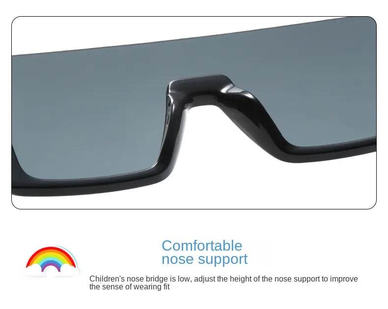 Allu Arjun inspired sunglasses by Sunglass Lover close up of black frame and comfortable nose support