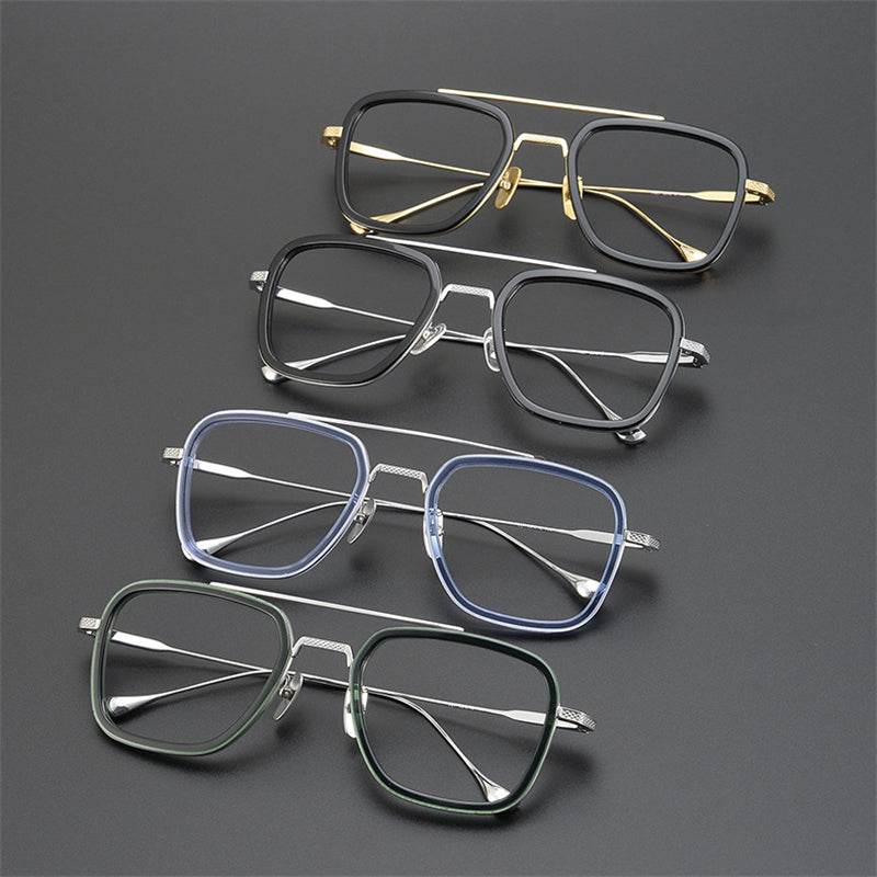 Sunglass Lover Square Tony Stark Style Eyeglasses - Sunglass Lover
