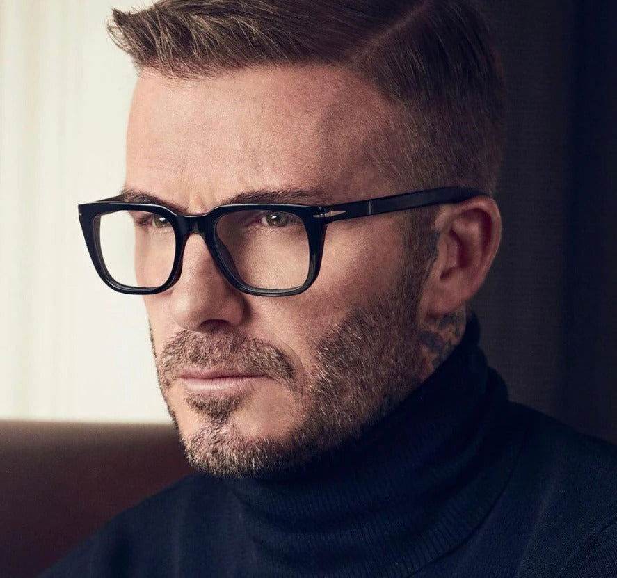 Sunglass Lover black rectangular eyeglasses frames worn by man blue light blocking glasses for men stylish acetate