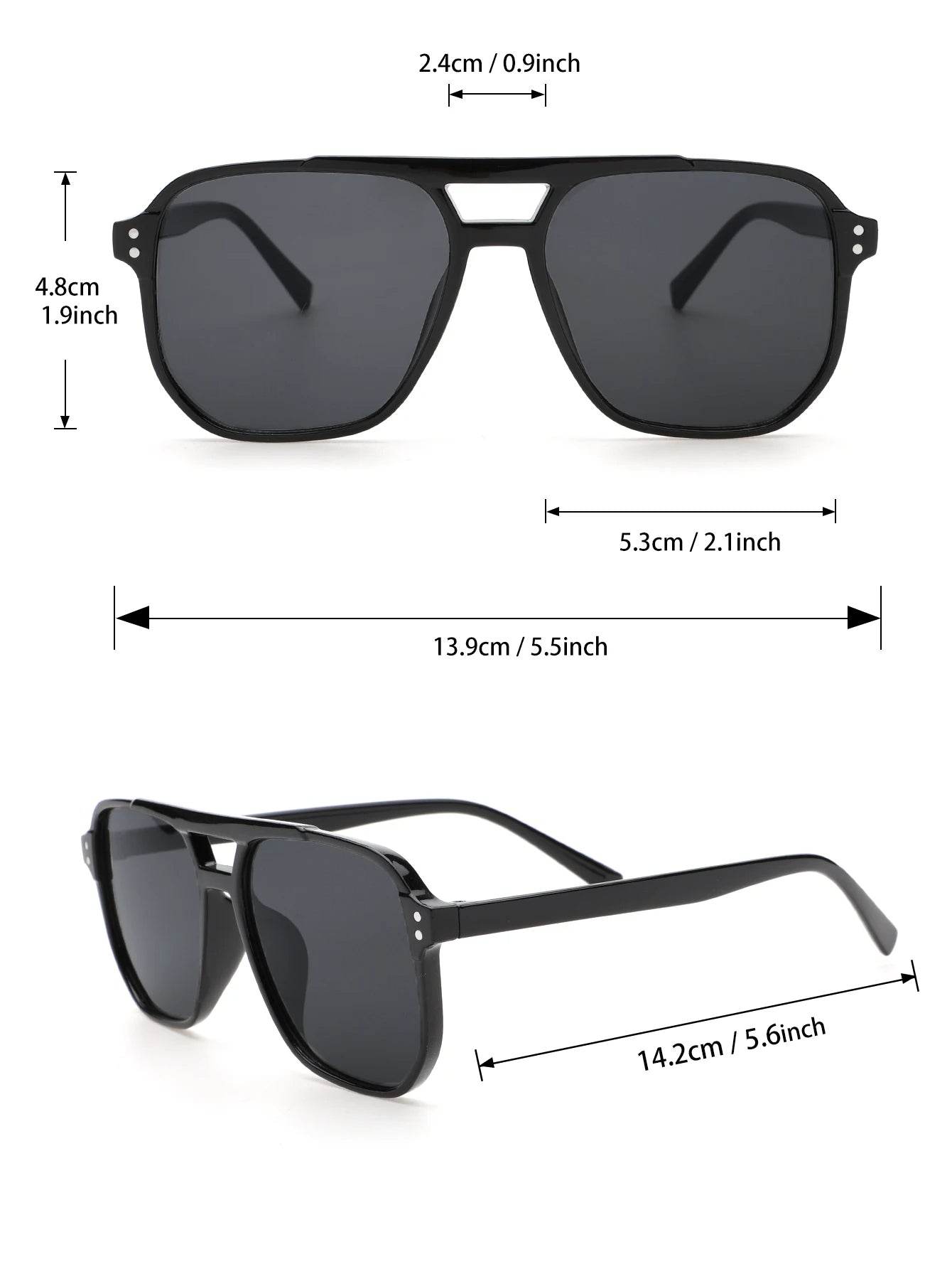 Sunglass Lover Geometric Street Sunglasses - Square Frame - Sunglass Lover