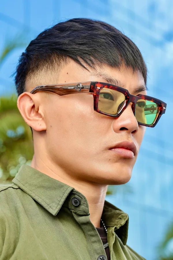 Green Wayfarer UV Sunglasses for Men & Women | Sunglass Lover
